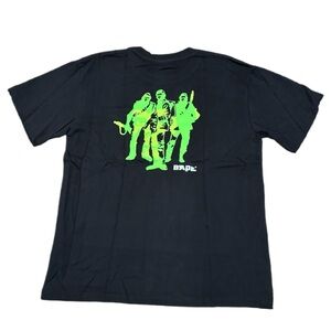 A Bathing Ape BAPE Army Black Tee